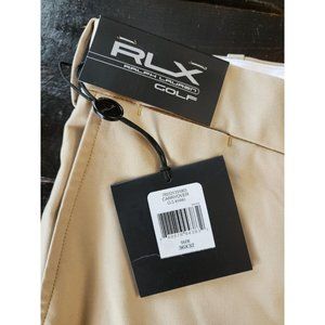 NWT 36X32 MENS RALPH LAUREN GOLF RLX PANTS CHINO FLAT FRONT FLEX MATERIAL PREPPY